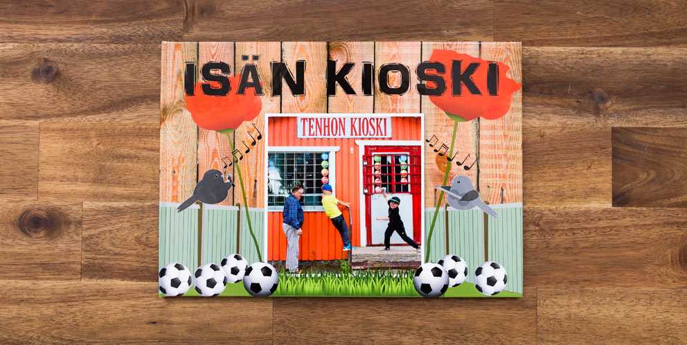 Isän kioski -kuvakirja voitti ifolorin kuvakirjakilpailun Perhe & lemmikit -sarjan Isän kioski -kuvakirja voitti ifolorin kuvakirjakilpailun Perhe & lemmikit -sarjan
