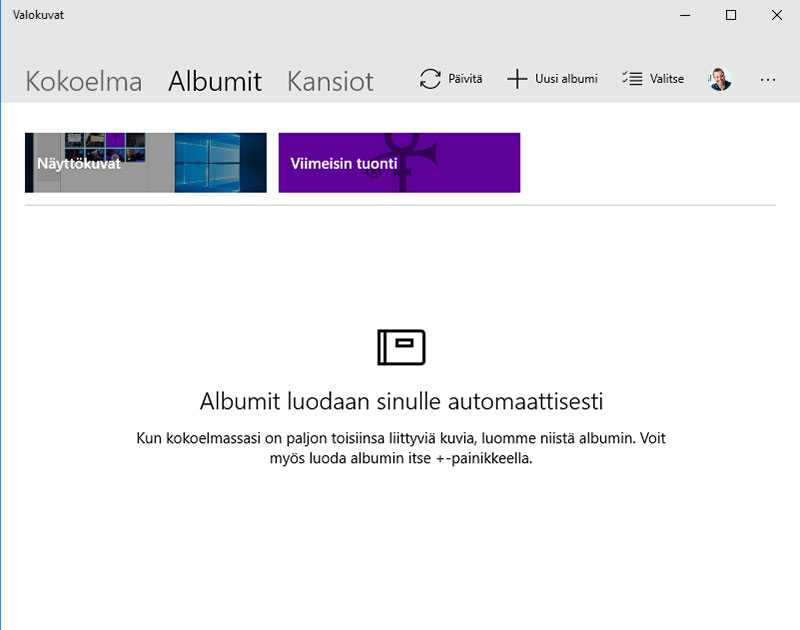 Näytä viimeisimmät tuodut kuvat Näytä viimeisimmät tuodut kuvat
