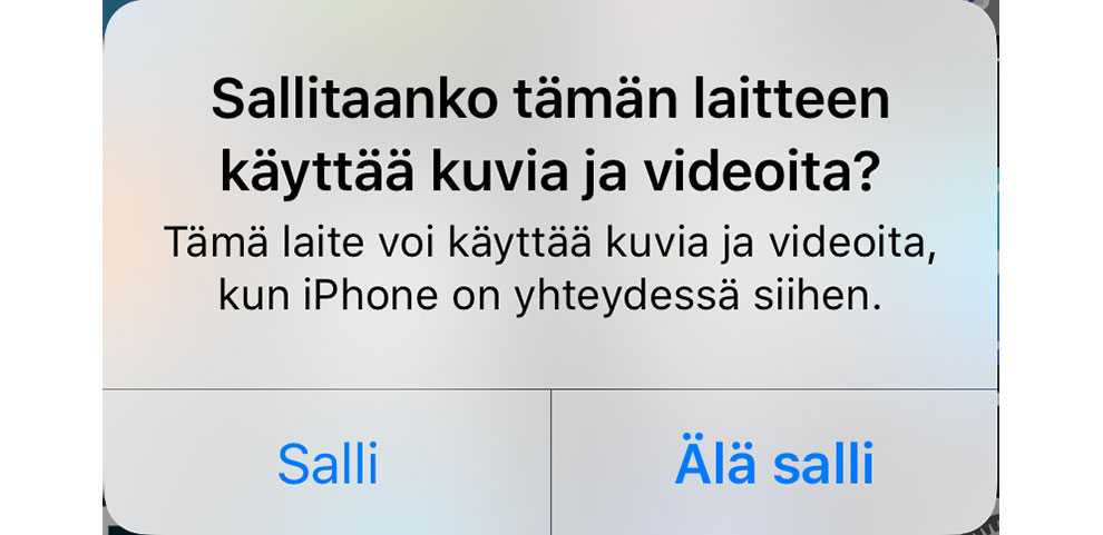 Salli puhelimen kuvien käyttö tietokoneella Salli puhelimen kuvien käyttö tietokoneella