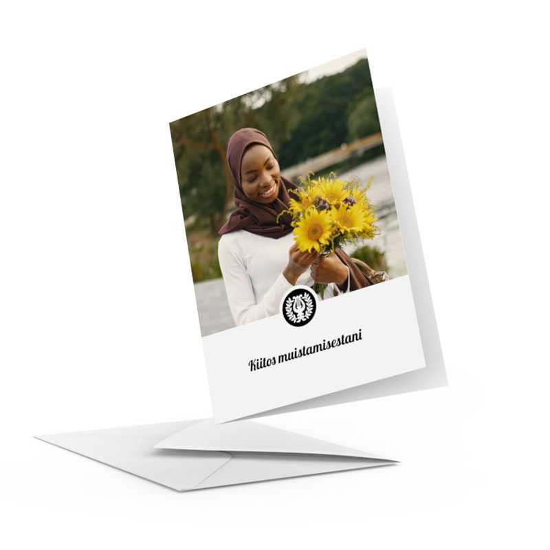Kauniit kiitoskortit teet valokuvasta - tilaa helposti netistä | ifolor