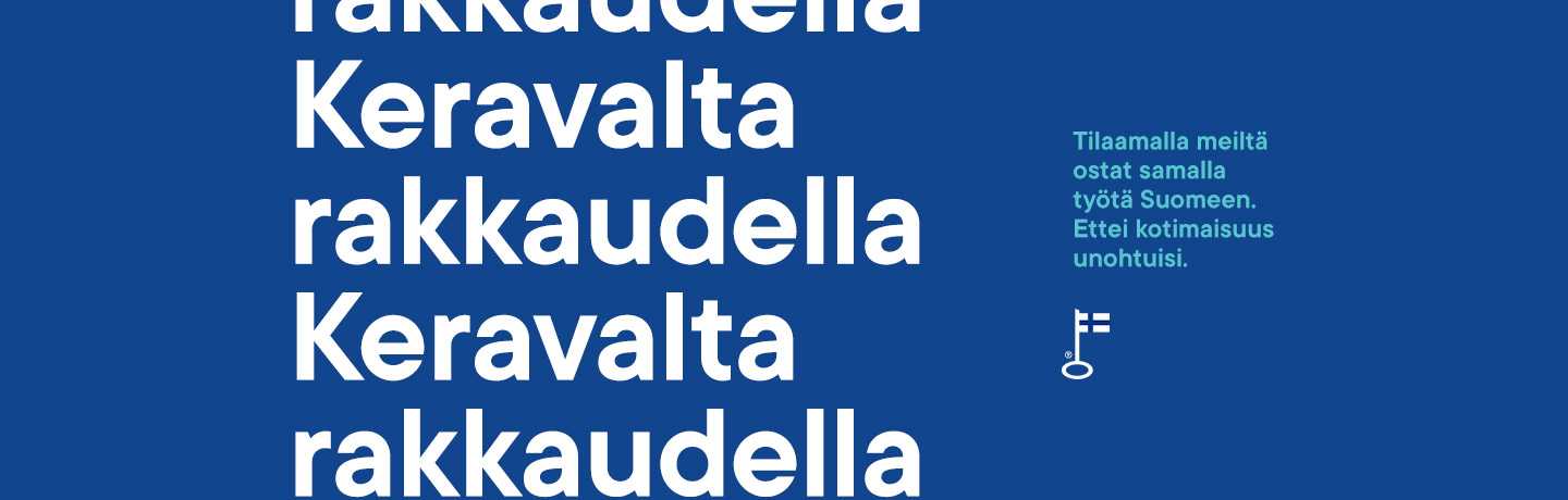 Keravalta rakkaudella.