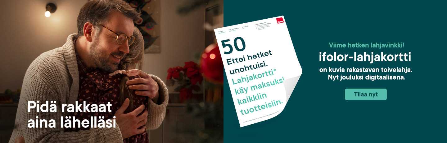 Viime hetken lahjavinkki! Ifolor-lahjakortti