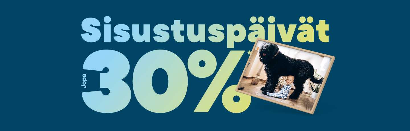 Sisustustaulut jopa -30%